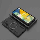 For Samsung Galaxy A26 5G Butterfly Armor MagSafe Magnetic Ring Shockproof Phone Case(Black) - 2
