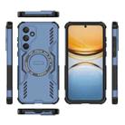 For Samsung Galaxy A55 5G Butterfly Armor MagSafe Magnetic Ring Shockproof Phone Case(Blue) - 3