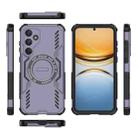 For Samsung Galaxy A55 5G Butterfly Armor MagSafe Magnetic Ring Shockproof Phone Case(Purple) - 3