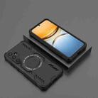 For Samsung Galaxy A55 5G Butterfly Armor MagSafe Magnetic Ring Shockproof Phone Case(Black) - 2