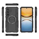 For Samsung Galaxy A55 5G Butterfly Armor MagSafe Magnetic Ring Shockproof Phone Case(Black) - 3