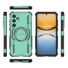 For Samsung Galaxy A55 5G Butterfly Armor MagSafe Magnetic Ring Shockproof Phone Case(Light Green) - 3