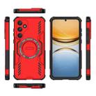 For Samsung Galaxy A55 5G Butterfly Armor MagSafe Magnetic Ring Shockproof Phone Case(Red) - 3