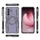 For Samsung Galaxy A36 5G Butterfly Armor MagSafe Magnetic Ring Shockproof Phone Case(Purple) - 3