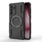 For Samsung Galaxy A36 5G Butterfly Armor MagSafe Magnetic Ring Shockproof Phone Case(Red) - 1