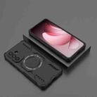 For Samsung Galaxy A36 5G Butterfly Armor MagSafe Magnetic Ring Shockproof Phone Case(Red) - 2