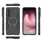 For Samsung Galaxy A56 5G Butterfly Armor MagSafe Magnetic Ring Shockproof Phone Case(Black) - 3