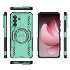 For Samsung Galaxy A56 5G Butterfly Armor MagSafe Magnetic Ring Shockproof Phone Case(Light Green) - 3