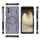 For Samsung Galaxy A07 4G Butterfly Armor MagSafe Magnetic Ring Shockproof Phone Case(Purple) - 3