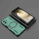 For Samsung Galaxy A07 4G Butterfly Armor MagSafe Magnetic Ring Shockproof Phone Case(Light Green) - 2