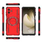 For Samsung Galaxy A07 4G Butterfly Armor MagSafe Magnetic Ring Shockproof Phone Case(Red) - 3