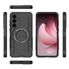 For Samsung Galaxy A35 5G Butterfly Armor MagSafe Magnetic Ring Shockproof Phone Case(Black) - 3