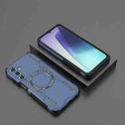 For Samsung Galaxy A25 5G Butterfly Armor MagSafe Magnetic Ring Shockproof Phone Case(Blue) - 2