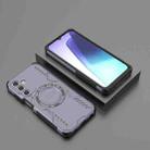 For Samsung Galaxy A25 5G Butterfly Armor MagSafe Magnetic Ring Shockproof Phone Case(Purple) - 2