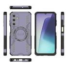 For Samsung Galaxy A25 5G Butterfly Armor MagSafe Magnetic Ring Shockproof Phone Case(Purple) - 3