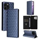For Doogee Note 58 / Note 58 Pro Cubic Grid Texture Flip Leather Phone Case(Blue) - 1