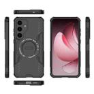 For Samsung Galaxy S25+ 5G Butterfly Armor MagSafe Magnetic Ring Shockproof Phone Case(Black) - 3