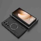 For Samsung Galaxy S25 Ultra 5G Butterfly Armor MagSafe Magnetic Ring Shockproof Phone Case(Black) - 2