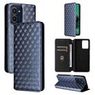 For HMD Pulse / Pulse+ / Pulse Pro Cubic Grid Texture Flip Leather Phone Case(Blue) - 1