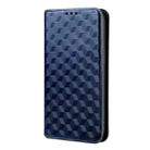 For vivo S16e / V27e Cubic Grid Texture Flip Leather Phone Case(Blue) - 2