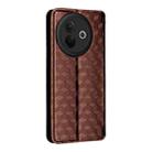 For vivo Y39 5G / Y300i 5G Cubic Grid Texture Flip Leather Phone Case(Brown) - 3