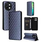 For vivo Y58 5G / Y38 5G / Y200i 5G Cubic Grid Texture Flip Leather Phone Case(Blue) - 1