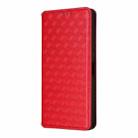For vivo X200s 5G Cubic Grid Texture Flip Leather Phone Case(Red) - 2
