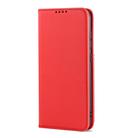 For Xiaomi Redmi 9 Strong Magnetism Shockproof Horizontal Flip Liquid Feel Leather Case with Holder & Card Slots & Wallet(Red) - 2