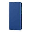 For Xiaomi Redmi 9 Strong Magnetism Shockproof Horizontal Flip Liquid Feel Leather Case with Holder & Card Slots & Wallet(Blue) - 2