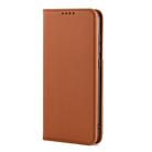 For Xiaomi Redmi 9 Strong Magnetism Shockproof Horizontal Flip Liquid Feel Leather Case with Holder & Card Slots & Wallet(Brown) - 2