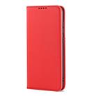 For Xiaomi Redmi 10X 4G Strong Magnetism Shockproof Horizontal Flip Liquid Feel Leather Case with Holder & Card Slots & Wallet(Red) - 2