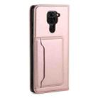 For Xiaomi Redmi 10X 4G Strong Magnetism Shockproof Horizontal Flip Liquid Feel Leather Case with Holder & Card Slots & Wallet(Rose Gold) - 3