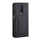 For Xiaomi Redmi K30 / K30 5G / Poco X2 Strong Magnetism Shockproof Horizontal Flip Liquid Feel Leather Case with Holder & Card Slots & Wallet(Black) - 3