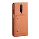 For Xiaomi Redmi K30 / K30 5G / Poco X2 Strong Magnetism Shockproof Horizontal Flip Liquid Feel Leather Case with Holder & Card Slots & Wallet(Brown) - 3