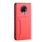 For Xiaomi Redmi K30 Pro / Poco F2 Pro Strong Magnetism Shockproof Horizontal Flip Liquid Feel Leather Case with Holder & Card Slots & Wallet(Red) - 3