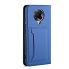 For Xiaomi Redmi K30 Pro / Poco F2 Pro Strong Magnetism Shockproof Horizontal Flip Liquid Feel Leather Case with Holder & Card Slots & Wallet(Blue) - 3