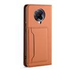 For Xiaomi Redmi K30 Pro / Poco F2 Pro Strong Magnetism Shockproof Horizontal Flip Liquid Feel Leather Case with Holder & Card Slots & Wallet(Brown) - 3