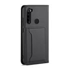 For Xiaomi Redmi Note 8 Strong Magnetism Shockproof Horizontal Flip Liquid Feel Leather Case with Holder & Card Slots & Wallet(Black) - 3