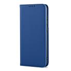 For Xiaomi Redmi Note 8 Strong Magnetism Shockproof Horizontal Flip Liquid Feel Leather Case with Holder & Card Slots & Wallet(Blue) - 2