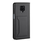 For Xiaomi Redmi Note 9 Pro / Note 9 Pro Max / Note 9s / Poco M2 Pro Strong Magnetism Shockproof Horizontal Flip Liquid Feel Leather Case with Holder & Card Slots & Wallet(Black) - 3