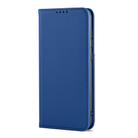 For Xiaomi Redmi Note 9 Strong Magnetism Shockproof Horizontal Flip Liquid Feel Leather Case with Holder & Card Slots & Wallet(Blue) - 2