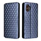 For Samsung Galaxy XCover 7 Pro Cubic Grid Texture Flip Leather Phone Case(Blue) - 2