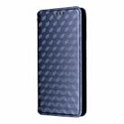 For Samsung Galaxy M56 5G Cubic Grid Texture Flip Leather Phone Case(Blue) - 2