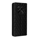 For Realme 14 Pro Lite 5G Cubic Grid Texture Flip Leather Phone Case(Black) - 3