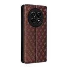For Realme 14 Pro Lite 5G Cubic Grid Texture Flip Leather Phone Case(Brown) - 3