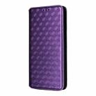 For Realme 14 Pro+ 5G Cubic Grid Texture Flip Leather Phone Case(Purple) - 2