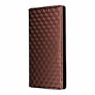 For Realme 14 Pro+ 5G Cubic Grid Texture Flip Leather Phone Case(Brown) - 2