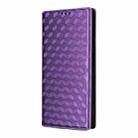 For Realme 14X 5G / C75 4G / V60 Pro 5G Cubic Grid Texture Flip Leather Phone Case(Purple) - 2