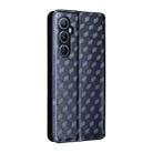 For Realme C65 4G Cubic Grid Texture Flip Leather Phone Case(Blue) - 3