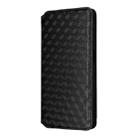 For Realme Neo7x 5G / P3 5G Cubic Grid Texture Flip Leather Phone Case(Black) - 2